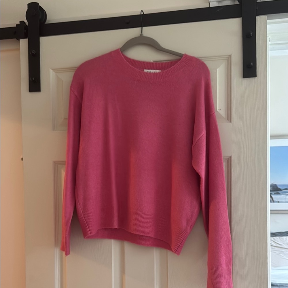 Gilli Pink Crew Neck Sweater Soft Knit Casual